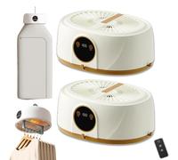 Airinox Automatic Ironing Machine, Automatic Ironing Machine for Home, 2-in-1 Garment Steamer & Folding System with Vertical Steam, for Home, Apartment, Travel (Beige*2)
