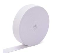 Airisoer Elastic Bands for Sewing White Knit Elastic Spool High Elasticity Wide 1 Inch x 32 Yard