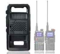 Airiton Black Rubber Soft Case for Baofeng 5RM, K5 Plus, UV-5G, UV-5RM, UV-5RH Two-Way Radios