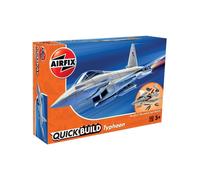 Airfix J6002 Eurofighter Typhoon Jet - Quick-Build Kit, Silver, 231 x 160 x 77 cm