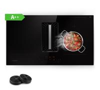AirJet 90 DownAir System induction cooker + DownAir extractor hood 754 m³/h A++