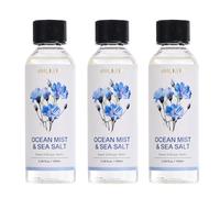 Airkeep Reed Diffuser Oil Refill/Ocean Mist&Sea Salt/3.38 oz(100ml)/3 Pack/Scented Oil Refill for Reed Diffuser Home Fragrance for Bedroom, Bathroom Office Home Decor