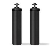 airkitrep Water Filter Replacement for Berkey, Black Purification Elements, Activated Carbon Filters, Compatible with Berkey Gravity Water Filter System, Pack of 2
