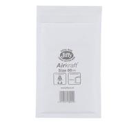 Jiffy AirKraft Size 00 Bubble Lined Mailer White (Pack of 200)
