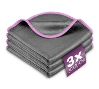 Airlab 3X Magic Glass Cleaning Cloth, 400 GSM Carbon Microfiber Cloth