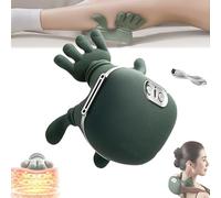 Airlandolists Hand Shoulder and Neck Massager, Massage Master for Shoulder, Cordless Shiatsu with Heat, 3-Speed Deep Kneading, Ergonomic Strap for Hands-Free Use(1 Set)