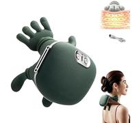 Airlandolists Hand Shoulder and Neck Massager, Massage Master for Shoulder, Neck Massager Pillow, with 3-Speed Adjustment, Electric Deep Tissue 3D Kneading Massage, for Shoulders, Leg (1pcs)