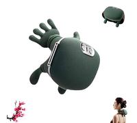 Airlandolists Hand Shoulder and Neck Massager, Massage Master for Shoulder, Wireless Portable Shiatsu Neck and Back Massager, with 3-Speed Adjustment, for Shoulders, Leg (Green)