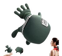 Airlandolists Hand Shoulder and Neck Massager, Simulated Human Hand Neck Massager Pillows, with 3-Speed Adjustment, Heat Kneading, Electric Shiatsu Back Massage, for Shoulders, Leg (1PC)