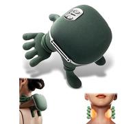 Airlandolists Hand Shoulder and Neck Massager with Heating, N7 Master Massage Master for Shoulder, Neck, Lower Abdominal, Shiatsu Back and Neck Real Hand Massager (Green)