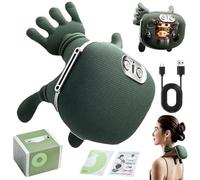 Airlandolists N7 Master Hand Shoulder and Neck Massager, Electric Cervical Massager with Hands, Multifunctional Cordless Neckmassager with Fingers, Professional Shiatsu Hand Green Gifts