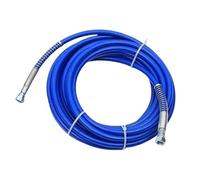 Airless Paint Spray Hose 0.5~40m Spray Hose Airless 5800PSI High Pressure Pipe Sprayer Paint 1/4" Fiber Tube Red Blue(Blue,40M)