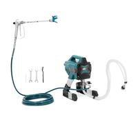 Airless Paint Sprayer 1.4 L/min 180 bar 7.5 m Hose - Home Paint Supplies by MSW Blue,Metallic silver