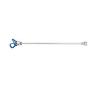 Airless Paint Sprayer Extension Pole With Nozzle Holder, Flexible Stainless Steel And Aluminum Alloy Spray Rod For High Ceilings Walls Roofs, Silver(50cm)