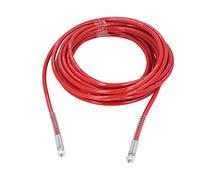 Airless Paint Sprayer Hose | High Pressure 4350PSI & 4500 Bar Burst Strength | Universal Flexible Fiber Tube for Paint Sprayers | 49.21ft Length, 1 / 4in Red