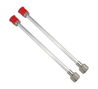 Airless Paint Sprayer Nozzle Extension Pole Kit - Heavy-Duty Aluminum-Stainless Steel Extension Rods, 2-Piece Set, Compatible with 7/8-Inch Thread Sprayers (30CM)