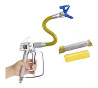 Airless Spray Extension, Flexible Rod(3pcs set) Airless Spray | High-pressure Reach For Walls And Ceilings, Flexible Joint Angles, Fits Most Airless Sprayers(3pcs set)