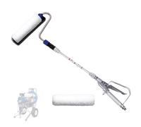 Airless Spray Paint Roller, 33” Airless Paint Sprayer Gun Roller, Inner Feed High Pressure Power Sprayer Paint Roller, 12” Extension, 1 Extra 9” Roller Cover