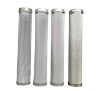 Airless Spray Pump Manifold Filter 304 Stainless Steel Mesh Reinforced Plastic Four Wings Bottom Hole For Water Based Lacquer High Filtering Accuracy Fine Mesh(150mesh)