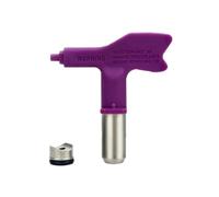 Airless Spray Tip Nozzle for Paint Sprayer, Solid Steel Construction, Fine Finish, Compatible with Titan and Wagner, Sizes 209-655, 20° to 60° Spray Angle, Purple