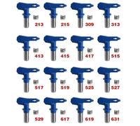 Airless Spray Tip Nozzle for Wagner Paint Sprayer, Steel Precision Replacement Tip Compatible with Home & Commercial Use, 2-6 Series Sizes (e.g. #213, #415,(#417)