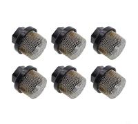 Airless Sprayer Hose Inlet Strainer Filter - 6-Pack, 7/8 Inch UNF Thread, 304 Stainless Steel + Nylon Mesh 390/395/495 Models