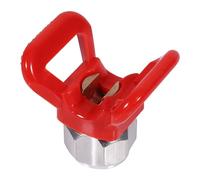 Airless Sprayer Nozzle Seat Guard Universal Replacement Tool Durable Metal Plastic Red Protects Spray Gun from Scratches Compatible with Wagner Titian