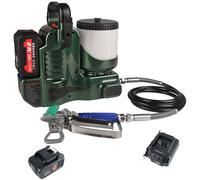 Airless Sprayer Portable Handheld Cordless Plunger Type 2250psi 1.2L Hopper 6 Speed Adjustment for Painting and Coating Projects