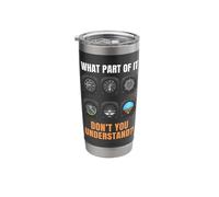 Airline Aircraft Pilot Airplane Tools Instruments Indicators Stainless Steel Insulated Tumbler