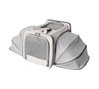 Airline Approved Cat Carrier, Expandable Soft-Sided Pet Carrier for Small Dogs & Cats, Travel-Friendly Puppy Carrier, Grey - Perfect for Small Animals