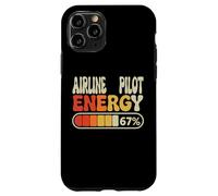 Airline Pilot Energy 67 Percent Funny Job Title Humor Case for iPhone 11 Pro