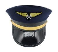 Airline Pilot Hat Costume Pilot Costume Accessory | Airline Theme Party Pilot Hat Navy Pilot Airline Captain Hat