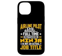 Airline Pilot Job Title Funny Aircraft Flyer Captain Aircrew Case for iPhone 14