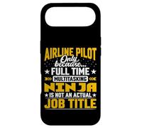 Airline Pilot Job Title Funny Aircraft Flyer Captain Aircrew Case for iPhone Air