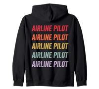 Airline Pilot Zip Hoodie