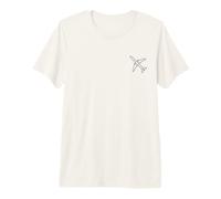 Airliner Plane - I Love Aviation for Pilots and Aviators Premium T-Shirt