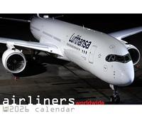 AIRLINERS WORLDWIDE 2026 wall calendar A3 - airliners/airplanes/aviation/avgeek