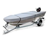AIRLUS Boat Cover Boat Cover, Portable Ski Boat Covers Sun Protection, UV Protection Runabout Boat Cover For Boat/Dinghy Trailerable Boat Cover Heavy Duty (Size : 14-16ft)