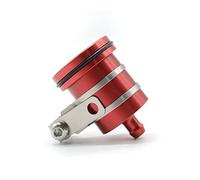 AIRLUS IMSTAM Motorcycle Brake Fluid Reservoir Rear Clutch Tank Oil Fluid Cup Compatible with Kawasaki Z1000 Z800 Z750 ER-6N Ninja300 250 ZX6r ZX9r ZX12r(Red)