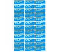 AIRMAIL AIR Mail Stickers PAR Avion Blue Royal Mail SELF Adhesive International Postage Label (144)