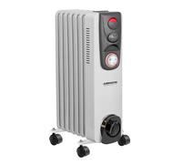 Airmaster CR15T Oil Filled Radiator 1500W with Timer & Thermostat White