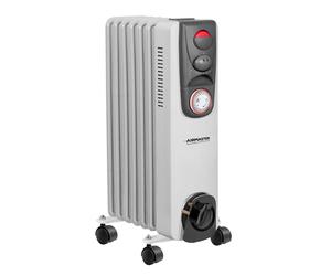 Airmaster CR15T Oil Filled Radiator 1500W with Timer & Thermostat White