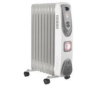 Airmaster CR2TSL Slimline Oil Filled Radiator 2000W with Thermostat White