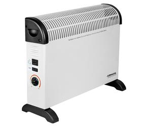 Airmaster HC2TF 2kW Convector Heater Floor with Turbo Fan Heater White