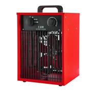 Airmaster HTIF3 3kW Industrial Fan Heater Red