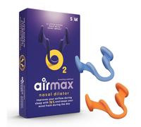 Airmax Nasal Dilator Trial Pack | Anti Snore Device | 76% More Air for Better Breathing & Snoring Relief | Guaranteed Fit (1x Smal