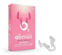 Airmax Unisex Sport Nasal Dilators One-Pack - Easy, Safe, and Comfortable Breathing Aid - Improves Airflow - Transparent - Small'