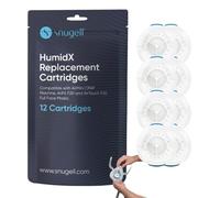 AirMini HumidX by Snugell - Replacement HumidX Cartridges Compatible with Airmini - Made for AirFit/AirTouch F20 Full-face CPAP Masks (12)