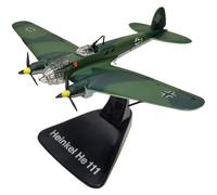 AirModels Heinkel He 111 Diecast Aircraft Model 1/144 Scale Plane Toy Collectable Gift
