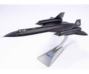 AirModels Lockheed Martin SR-71A Blackbird Large Diecast Metal Aircraft Model - 1:72 Scale Collectors Model Gift